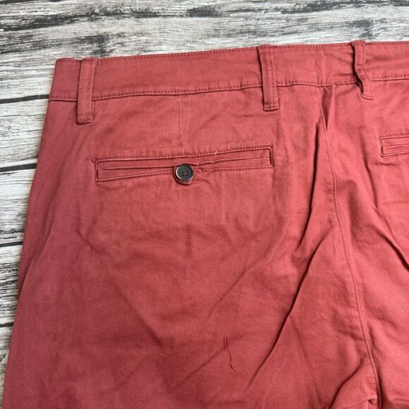 Tailor Vintage Men's Slim Fit Chino Pants Trousers Rust Red 36 x 30 Casual NWT - Picture 10 of 13